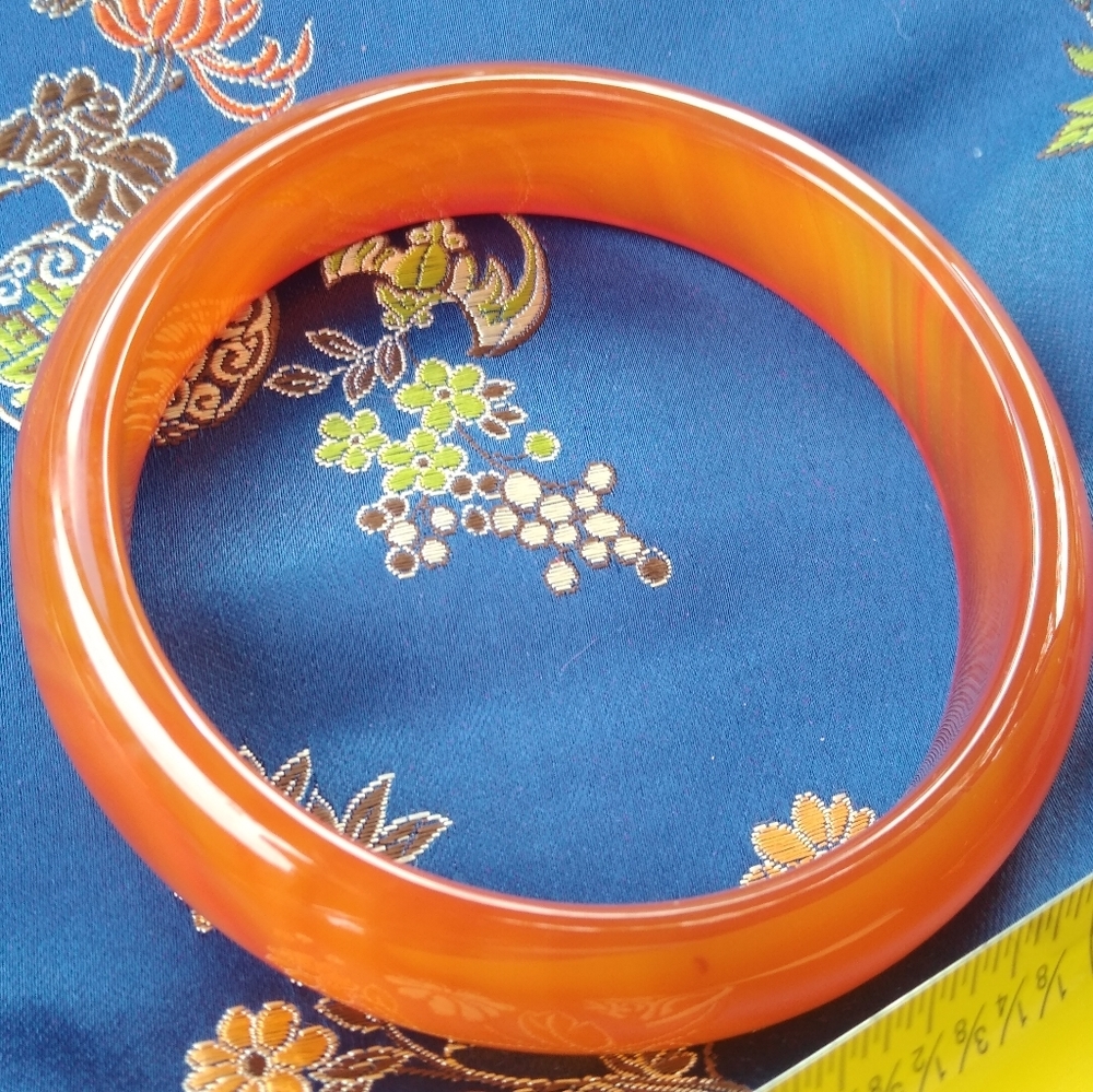Carnelian Bangle Jade Bracelet